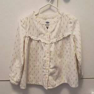 Cream and Gold Toddler Shirt
